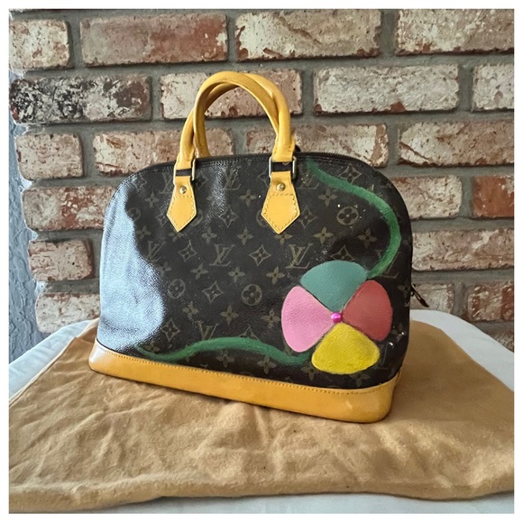 Louis Vuitton Handbags - Authentic Louis Vuitton Alma Monogram Brown Leather Women Handbag